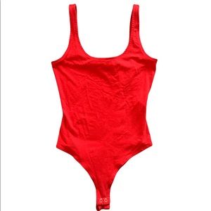 Solid Red Bodysuit